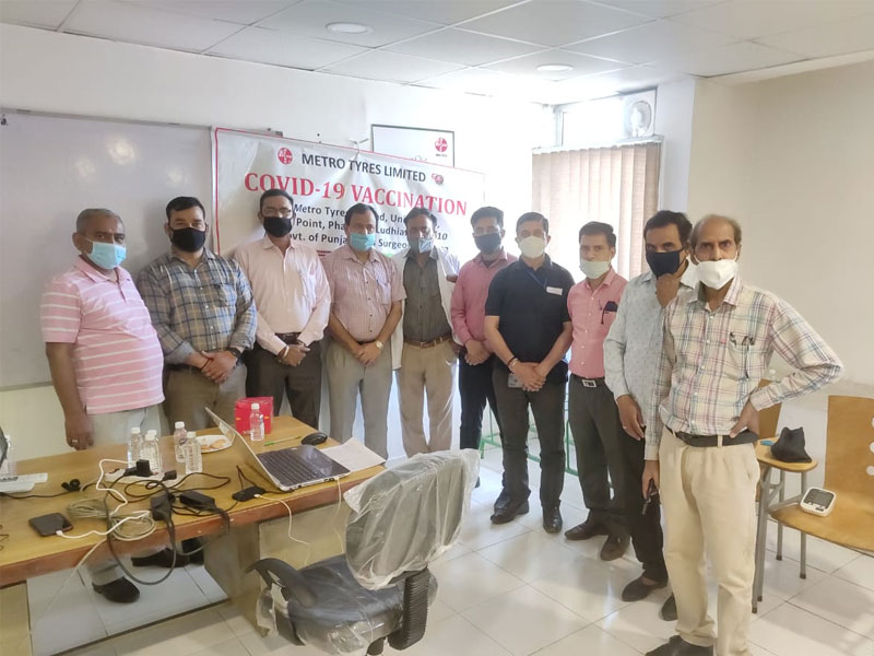 Free Covidsheld Vaccination Camp organised by Metro Tyres Ltd at Phase 6  